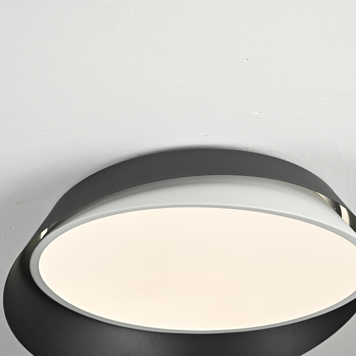 Потолочный светильник SHELL D40 White Black ImperiumLoft