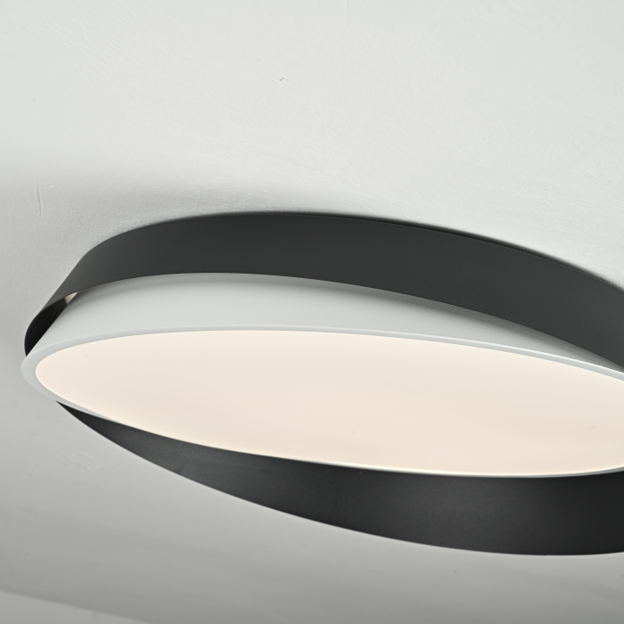 Потолочный светильник SHELL D40 White Black ImperiumLoft