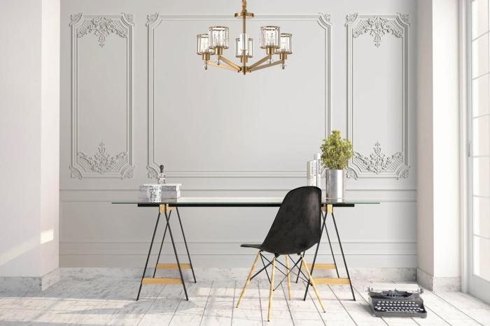 Подвесной светильник ADORN ESCADA 691/5S (Copper)