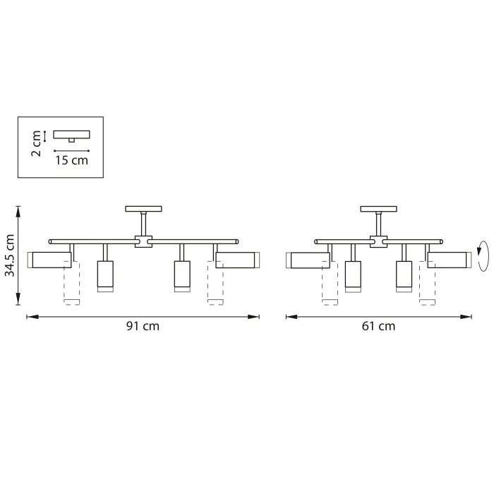 Люстра потолочная Rullo Lightstar LR7283648740