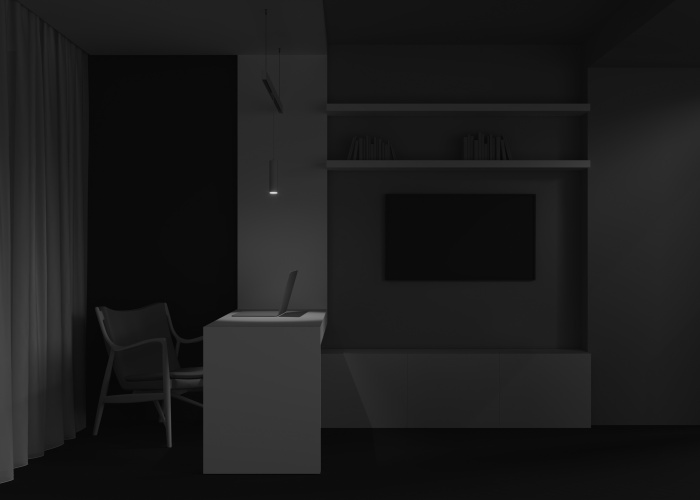 Трековый подвесной светильник Maytoni Focus LED TR041-4-12WTW-DD-W