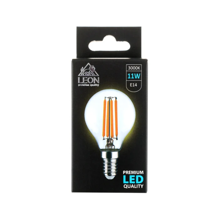 Светодиодная лампа Leon LE-G45-11W-3000K-E14/CL