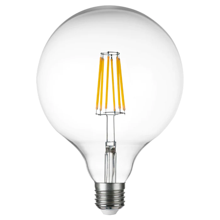 933204 Лампа LED FILAMENT 220V G125 E27 10W=100W 920LM 360G CL 4000K 30000H (в комплекте)