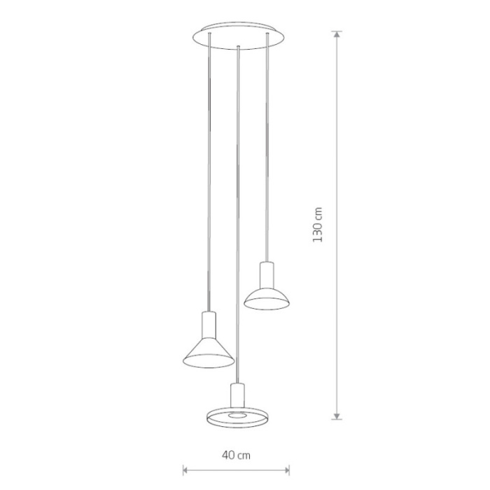 Подвесной светильник Nowodvorski Hermanos Black/Brass 8030