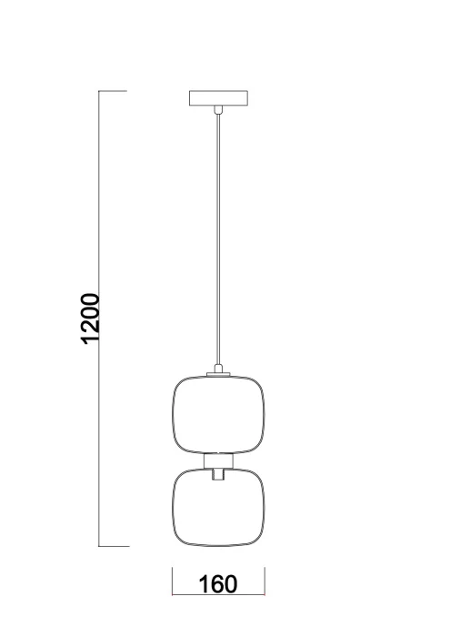 Подвесной светильник Freya Lumen FR5215PL-01BS
