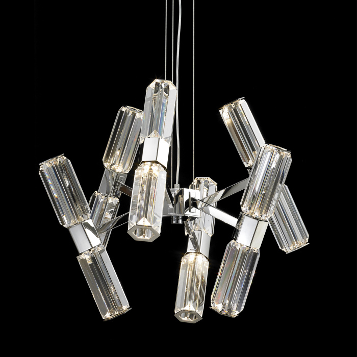 Подвесная люстра Delight Collection MD19027016 MD19027016-12B chrome