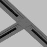 Коннектор Т-образный Unity встраиваемый черный Maytoni TRA002CT-11B