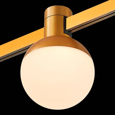 Магнитный трековый светильник FARM Золотистый LED 1*5W 3000K 89Lm Ra90 120 IP20 D75xH10 ST815.206.05