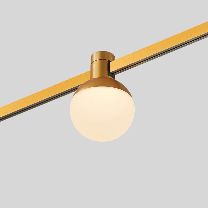 Магнитный трековый светильник FARM Золотистый LED 1*5W 3000K 89Lm Ra90 120 IP20 D75xH10 ST815.206.05