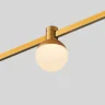 Магнитный трековый светильник FARM Золотистый LED 1*5W 3000K 89Lm Ra90 120 IP20 D75xH10 ST815.206.05