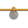 Магнитный трековый светильник FARM Золотистый LED 1*5W 3000K 89Lm Ra90 120 IP20 D75xH10 ST815.206.05