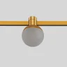 Магнитный трековый светильник FARM Золотистый LED 1*5W 3000K 89Lm Ra90 120 IP20 D75xH10 ST815.206.05