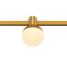 Магнитный трековый светильник FARM Золотистый LED 1*5W 3000K 89Lm Ra90 120 IP20 D75xH10 ST815.206.05