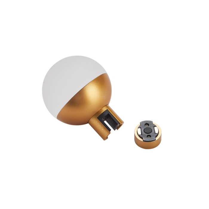 Магнитный трековый светильник FARM Золотистый LED 1*5W 3000K 89Lm Ra90 120 IP20 D75xH10 ST815.206.05