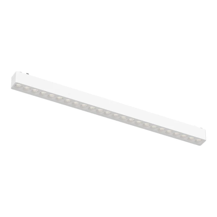 Магнитный трековый светильник Белый LED 1*24W 4000K 1 640Lm Ra>90 36° IP20 L445xW26xH24 ST673.546.24