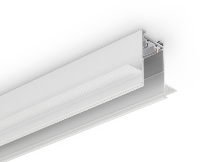 Шинопровод встраиваемый под ГКЛ 12,6мм Magnetic 220V IP20 2000*62.5*56 Ambrella light GL1009