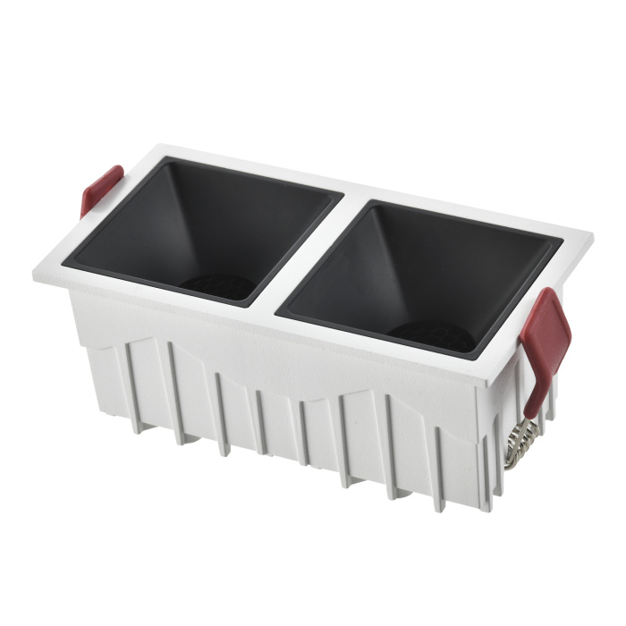 Светильник встраиваемый Белый LED 2*10W 60° IP20 L65xW126xH52 85-265V В комплекте ST757.438.20