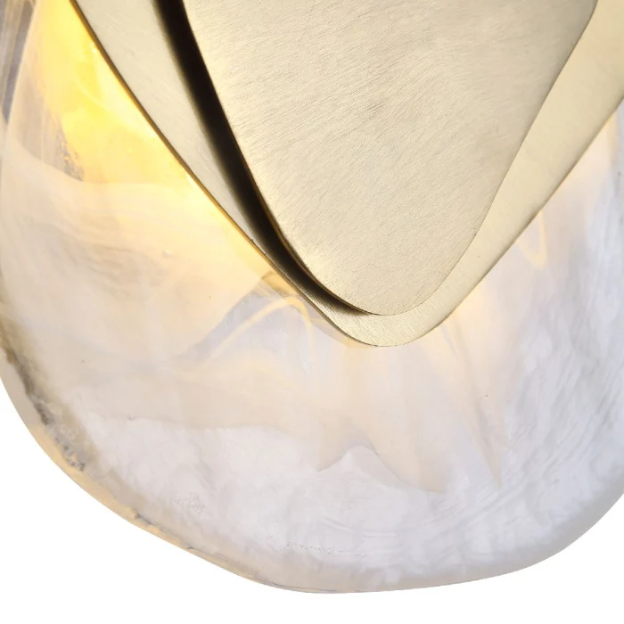 Светильник настенный ST-Luce Латунь/Прозрачно-белый LED 1*7W 4000K SL6123.301.01