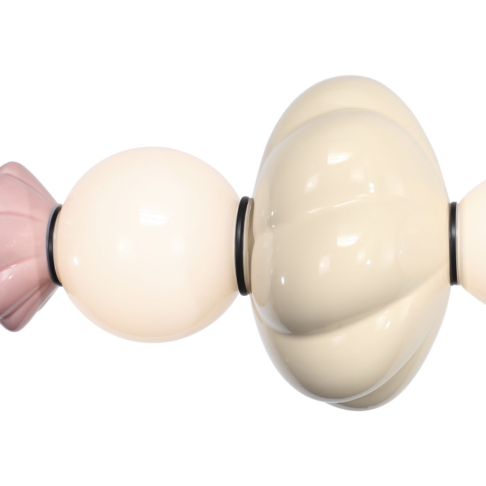 Светильник подвесной ST-Luce черный/синий, желтый, розовый, опаловый LED 1*18W 3000K SL6134.423.01