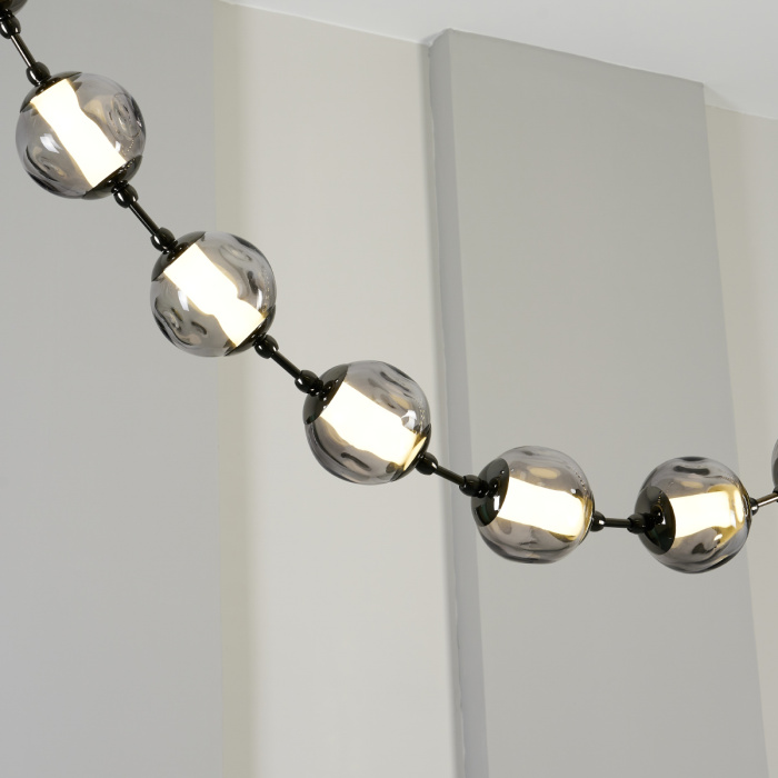 Подвесной светильник Delight Collection OD2437 OD2437A-16 pearl black/smoke