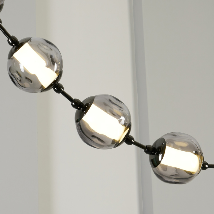 Подвесной светильник Delight Collection OD2437 OD2437A-16 pearl black/smoke