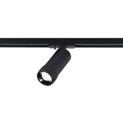 Светильник трековый Zoom Черный LED 1*20W 4000K 1 800Lm Ra 10-55° IP20 D65xH145 220V ST385.446.20