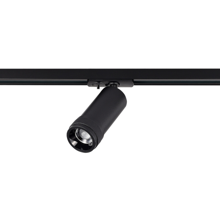 Светильник трековый Zoom Черный LED 1*20W 4000K 1 800Lm Ra 10-55° IP20 D65xH145 220V ST385.446.20