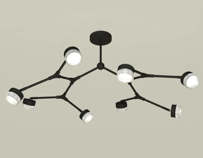 Комплект подвесного поворотного светильника с композитным хрусталем Ambrella light XB9060201