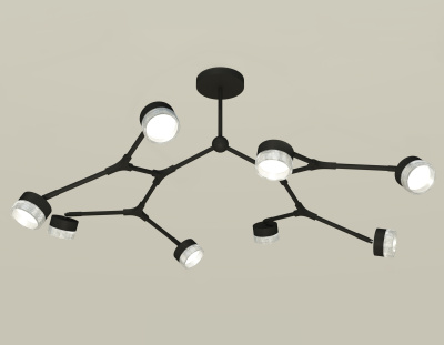 Комплект подвесного поворотного светильника с композитным хрусталем Ambrella light XB9060201