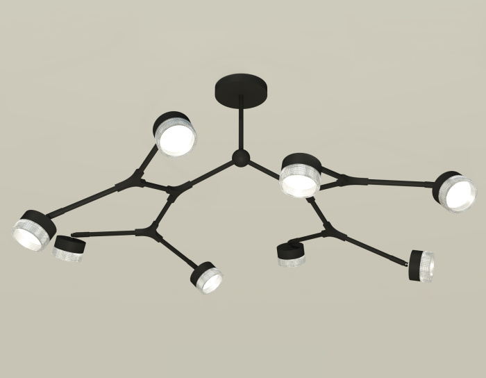 Комплект подвесного поворотного светильника с композитным хрусталем Ambrella light XB9060201