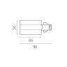 Питание боковое встраиваемое к треку 5030xx-R Lightstar Quattro 503117-RPS