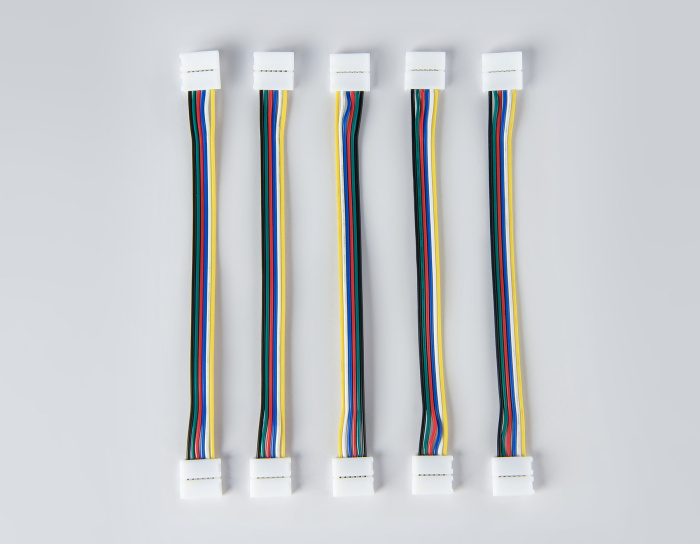 Соединитель гибкий двухсторонний для светодиодной ленты 5050 12/24V (6 конт.) 150 мм GS7851 (5шт) Ambrella light GS7851