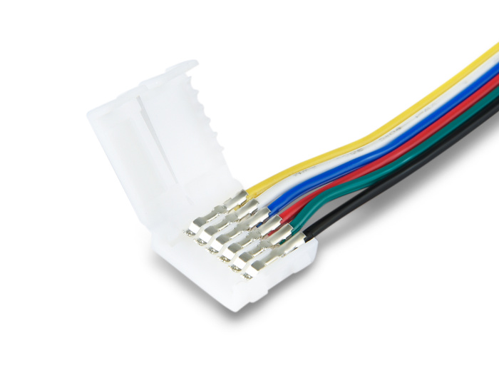 Соединитель гибкий двухсторонний для светодиодной ленты 5050 12/24V (6 конт.) 150 мм GS7851 (5шт) Ambrella light GS7851