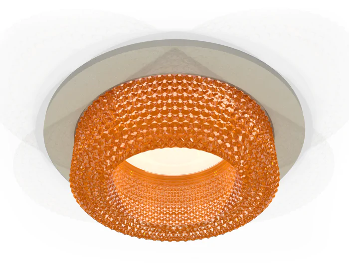 Комплект встраиваемого светильника с композитным хрусталем Ambrella light XC7623024