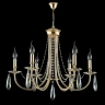 Люстра Crystal Lux VICTORIA SP6 GOLD/AMBER