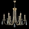 Люстра Crystal Lux VICTORIA SP6 GOLD/AMBER