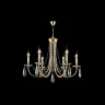 Люстра Crystal Lux VICTORIA SP6 GOLD/AMBER