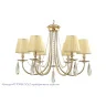 Люстра Crystal Lux VICTORIA SP6 GOLD/AMBER