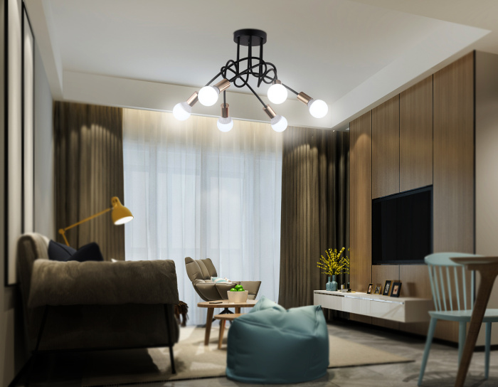 Потолочный светильник в стиле лофт Ambrella light TR80419