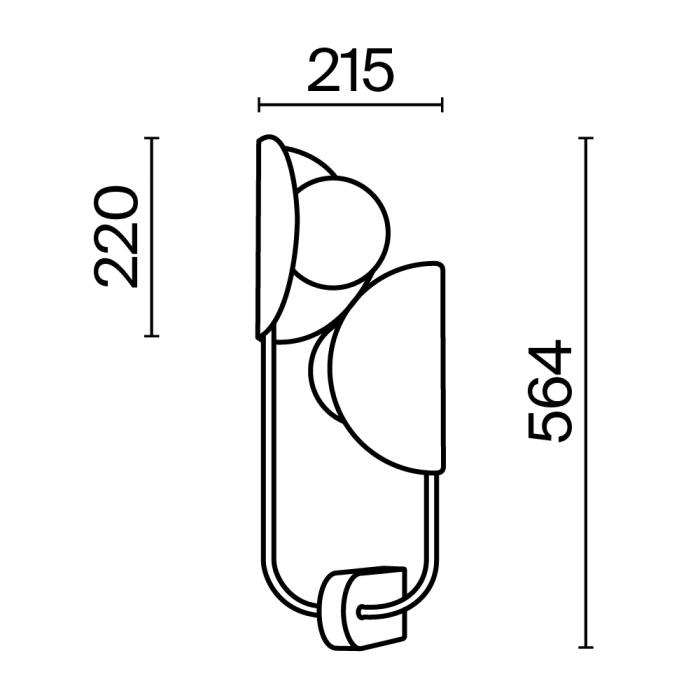 Бра Maytoni Tropic MOD164WL-02BS