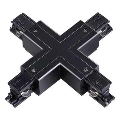 Соединитель &quot;Х&quot; с токопроводом для трёхфазного шинопровода NOVOTECH 135053