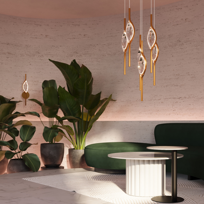 Подвесная люстра Maytoni Foresight MOD347PL-L48BS3K