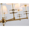 Подвесная люстра с абажурами и хрусталем AMBRELLA light LH71023