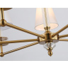 Подвесная люстра с абажурами и хрусталем AMBRELLA light LH71023