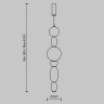 Подвесной светильник Maytoni Adore MOD297PL-L24BS3K