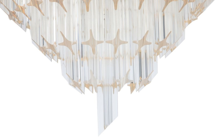 Подвесная люстра iLamp Manhattan 051D-6 Nickel