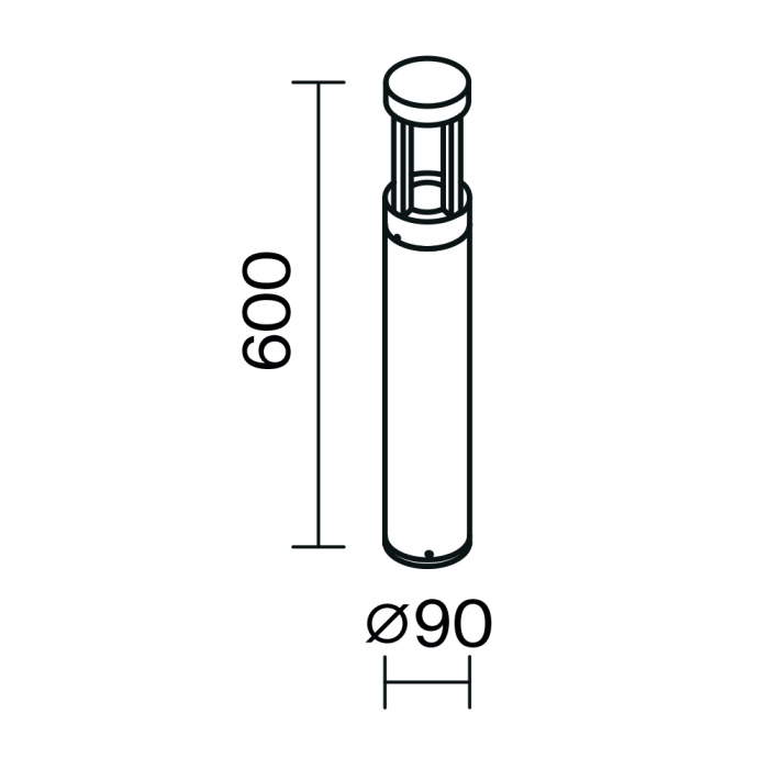 Садово-парковый светильник Maytoni Vint O458FL-L9GF3K