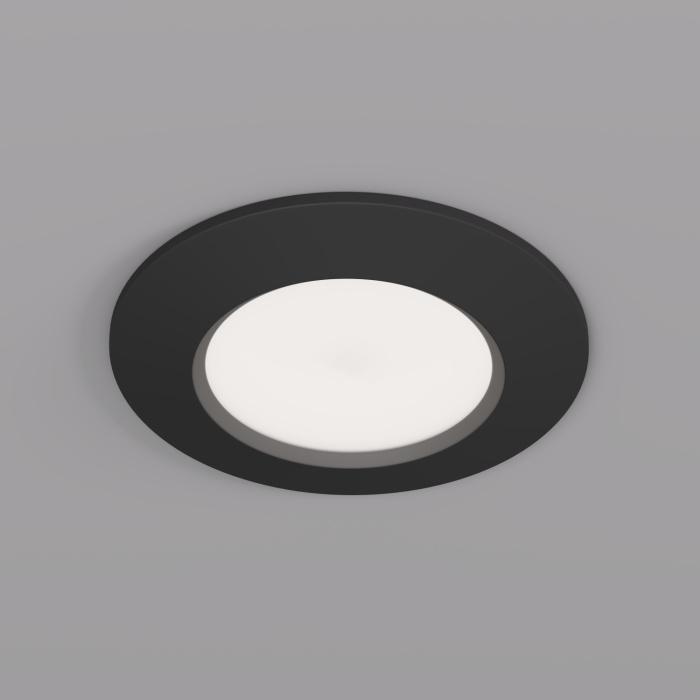 Влагозащищенный светильник Denkirs FACET DK3016-BK