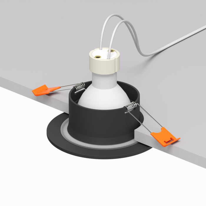 Влагозащищенный светильник Denkirs FACET DK3016-BK