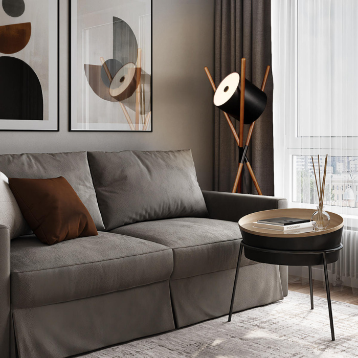 Торшер LOFT IT Bobbin 10245F Black